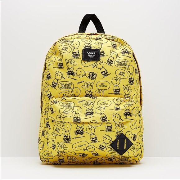 charlie brown vans backpack